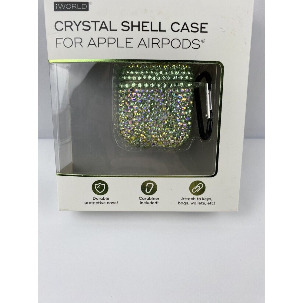 Crystal Shell Case Fits Air Pod Handmade With Rhinestones - Picture 6 of 7